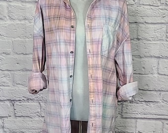 Reworked/Upcycled Flannel Shirt