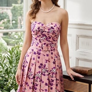express purple floral dress Women's Purple Floral Dresses