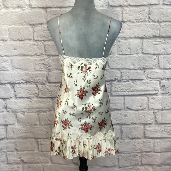 Vintage Sedú floral satin slip dress/chemise - image 3