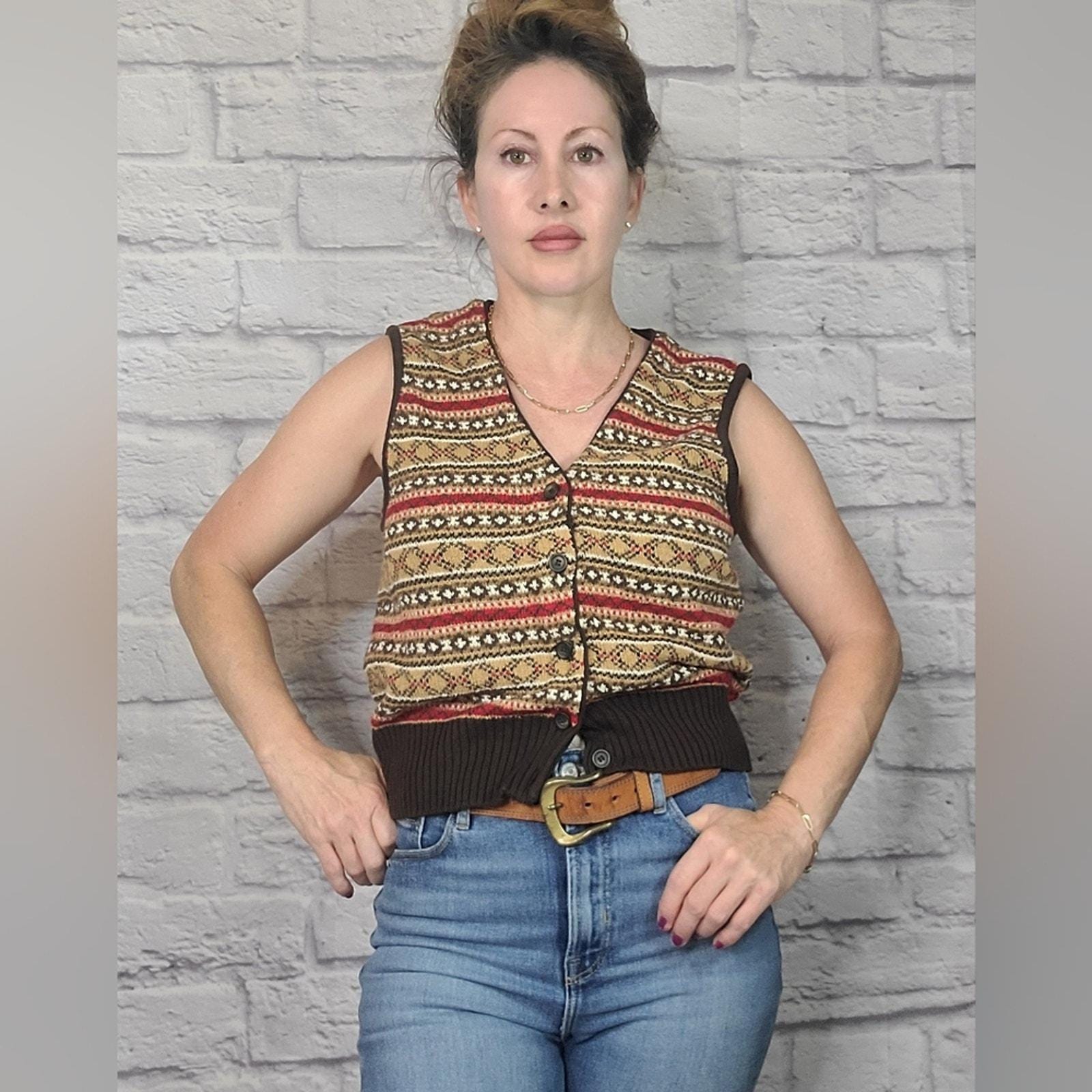 90年代のヴィンテージ リズ クレイボーン セーターベスト - Etsy 日本