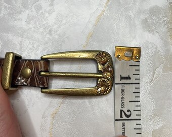 Vintage Caché Leather Mcbling Belt - Etsy