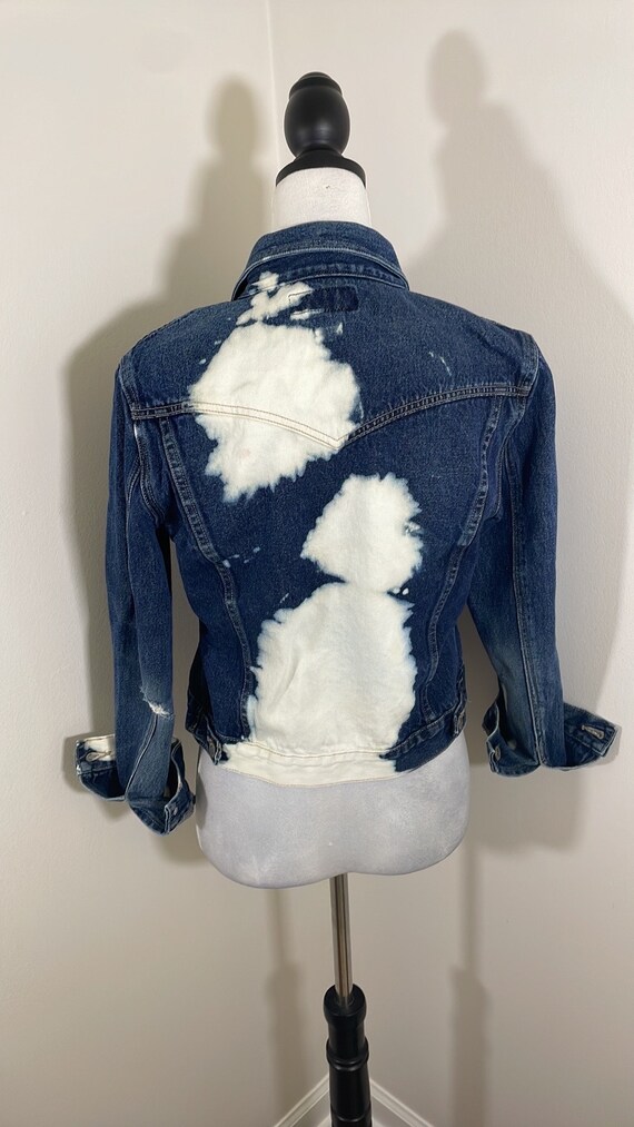 Vintage 1990's Stephen Hardy Bleached, Distressed… - image 2