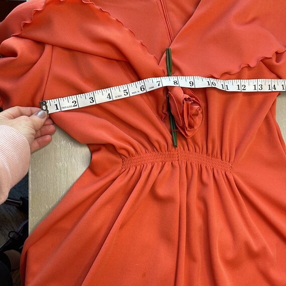 Vintage 70’s evening gown/ bridesmaid gown/ festi… - image 7