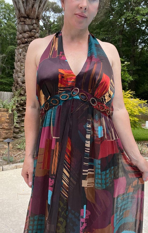 Vintage Y2K Signature by Robbie Bee Silk and Satin Sheath Dress - Etsy