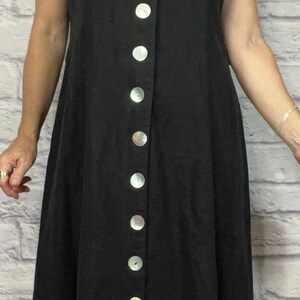 Vintage 90&#39;s White Stag Linen Midi Dress