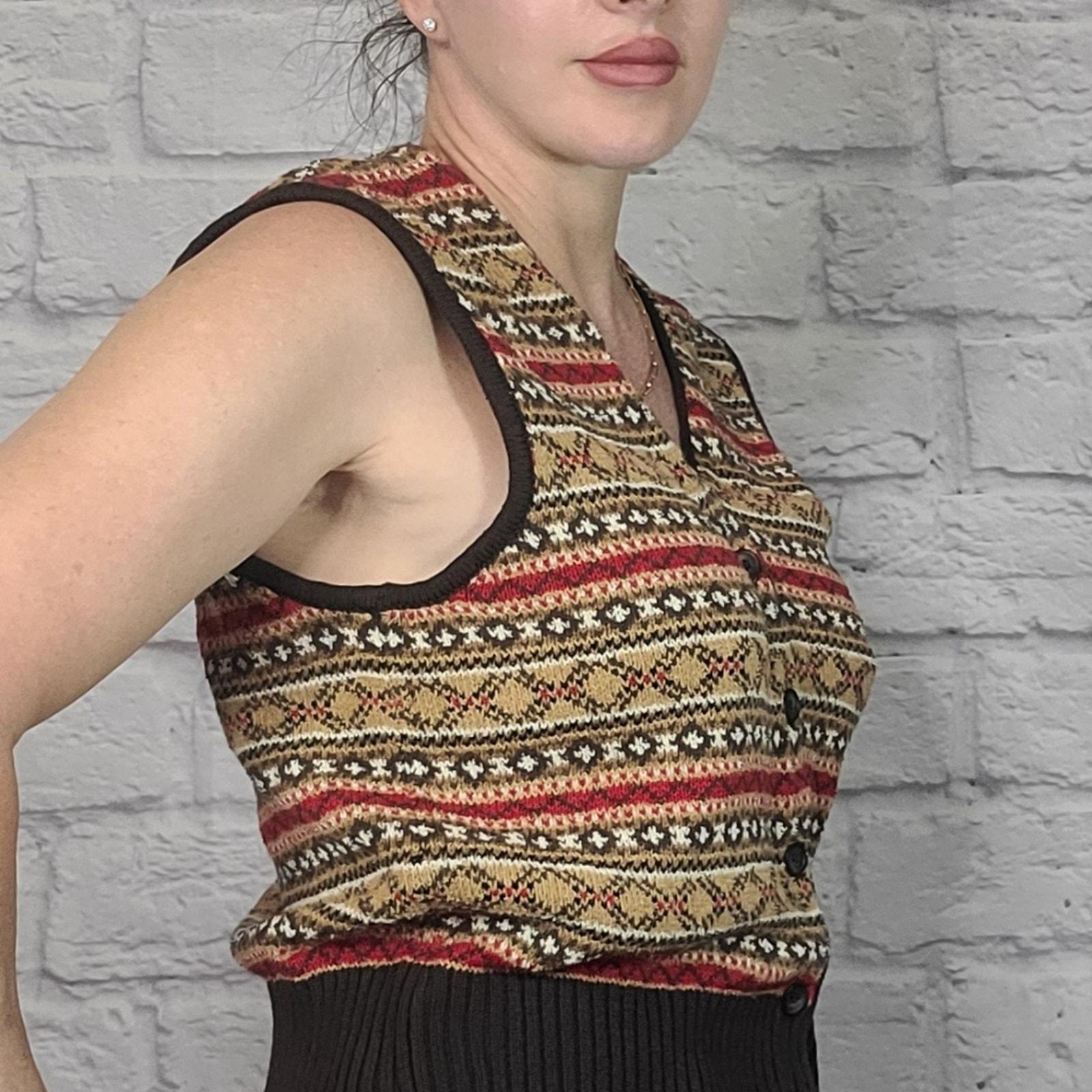 90年代のヴィンテージ リズ クレイボーン セーターベスト - Etsy 日本