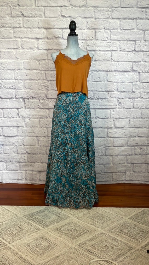 tiered maxi skirt - Gem