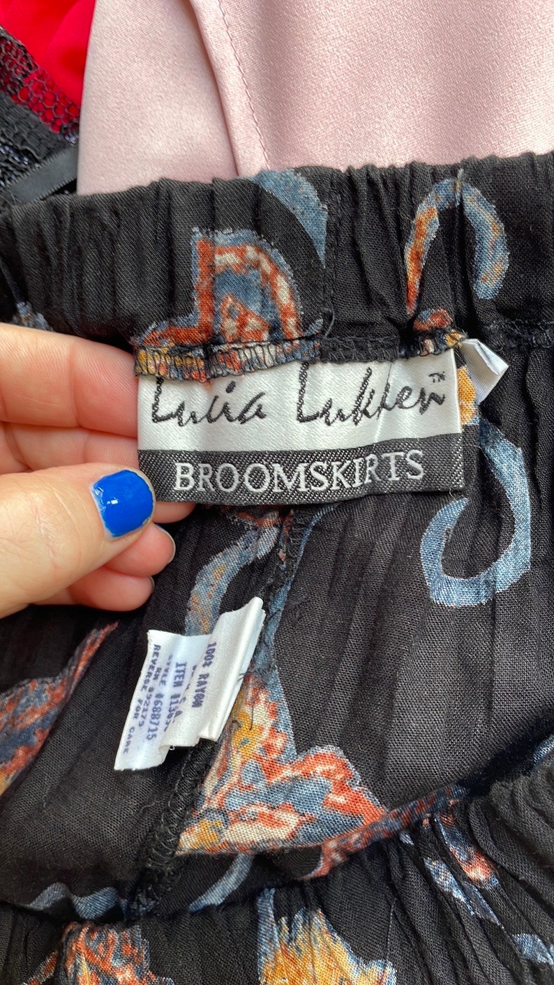 Vintage Lucia Lukken Broom Skirt image 2