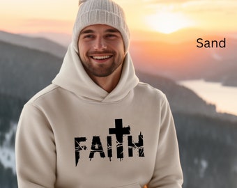 Faith Hoodie for Men Men s Faith Hoodie Christian Hoodie for Men Men s Christian Hoodies Gifts for Men Faith Gifts for Men Etsy