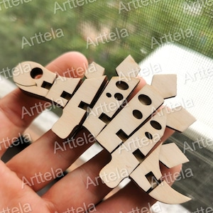 Bendy Stegosaurus 3 mm multiplex