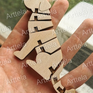 Bendy Hund 3mm Sperrholz