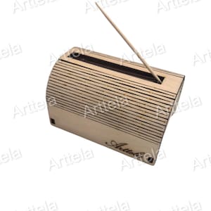 Mini houten tandenstokerhouder Multiplex v2.0