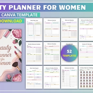 70+ KDP Interior Bundle Canva, Planner Journal Templates, Editable PLR Bundle, Printable , Digital Product Kit, Instant Download image 9