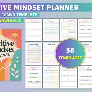 70+ KDP Interior Bundle Canva, Planner Journal Templates, Editable PLR Bundle, Printable , Digital Product Kit, Instant Download image 2