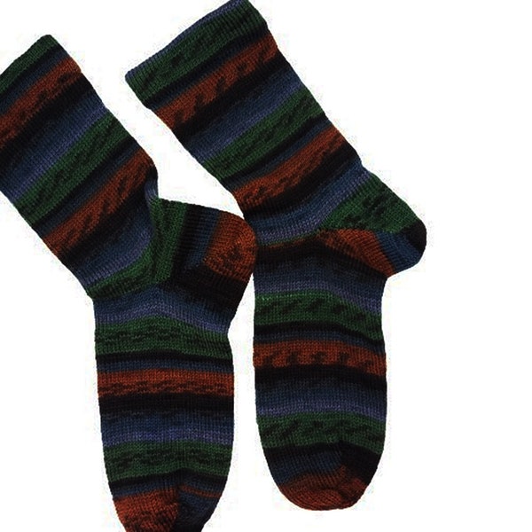 EU 44/45 US 11/11.5 UK 10/10.5Cozy machine-knitted socks for cold days, woolsocks with 75/25 wool/polyamid, nice gift for birthday/christmas