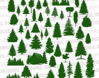 50 Mountain Forest SVG and png Bundle, Forest Tree svg, Forest svg,, Tree Line svg, Landscape svg, Tree Silhouette, ,forest outline svg,