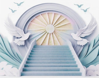 Heaven Background 10 PNG,Memorial Background ,Stairs to Heaven ,Heaven memorial background ,Memorial design,rip png,Memorial art,heaven png,