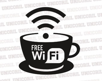 Free wifi sign,free wifi svg,free wifi cut,free wifi cup,