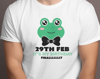 Unique 29th Feb Birthday PNG Design - Celebrate Your Special Day in Style,February 29th Celebration PNG,Leap Year Born Print Design