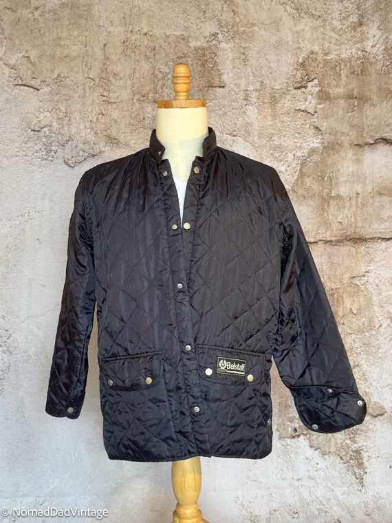 Navy Blue Belted Jacket
