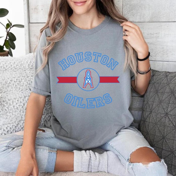 Retro Houston Oilers Logo, Vintage Houston Oilers Logo Shirt, Houston Oilers Shirt