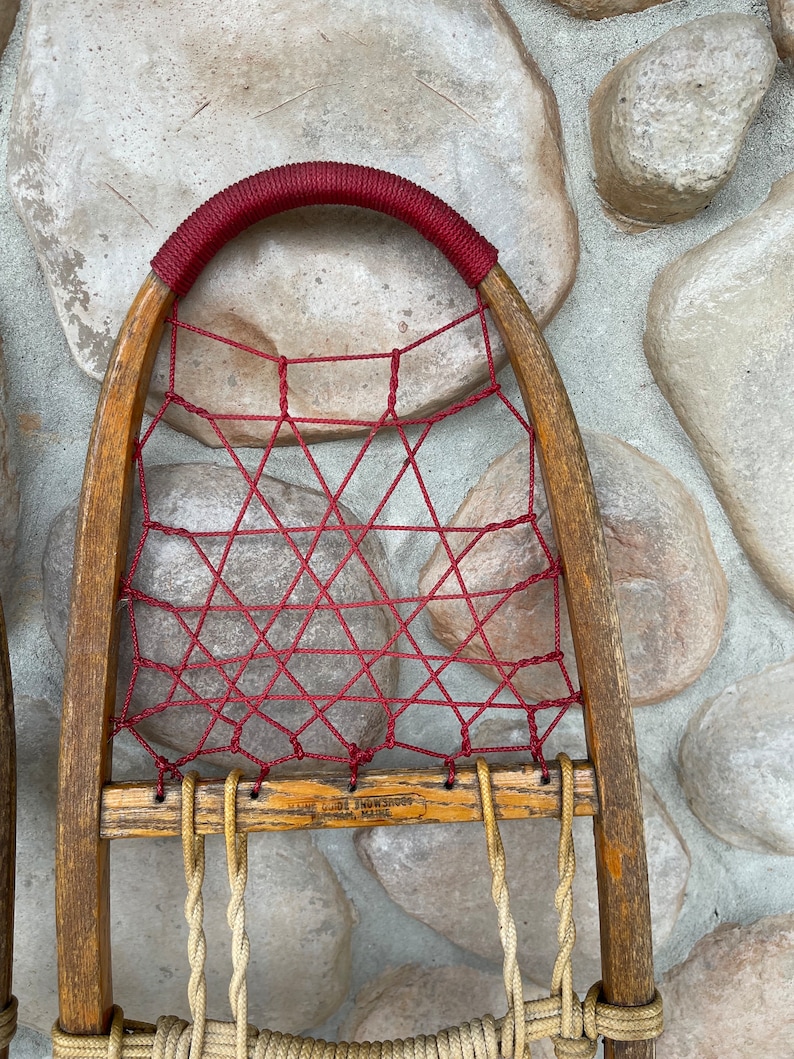 Maine Guide Snowshoes 11 X 44vintage Authentic Etsy