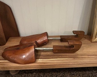 Vintage Shoe Keepers By Rochester Shoe Tree Co Wooden No. 4