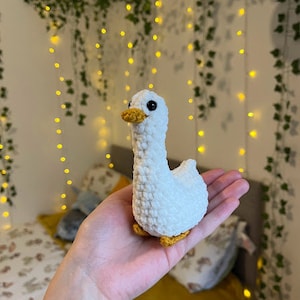 DIGITAL Goose Crochet Pattern PDF amigurumi Crochet Goose instructions crochet plush pattern tutorial