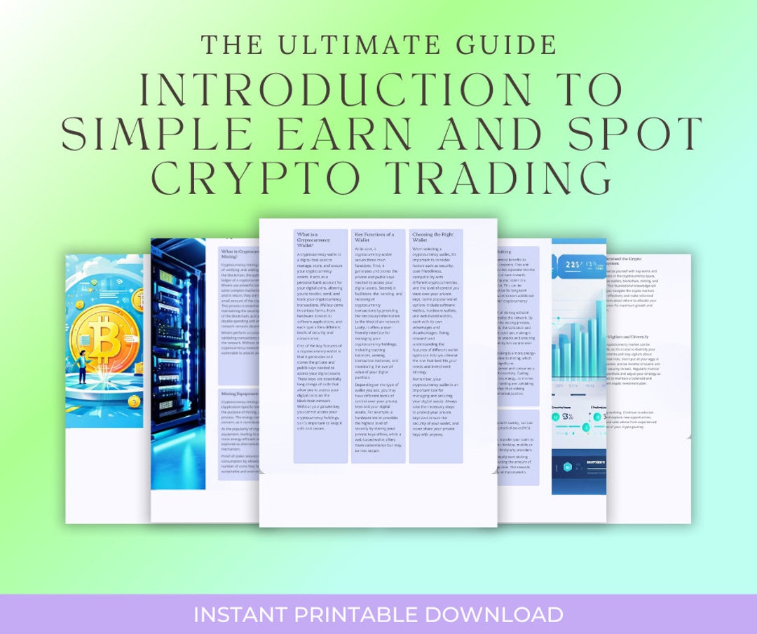 Ebook de crypto-monnaie : Guide essentiel du débutant sur la richesse  numérique. Apprenez les stratégies clés - Argent intelligent et trading au  comptant. PDF imprimable - Etsy France