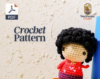 Aunty Crochet Doll Pattern. Citizen Series Amigurumi Pattern. Singapore Inspired Crochet Toy, PDF Pattern, English