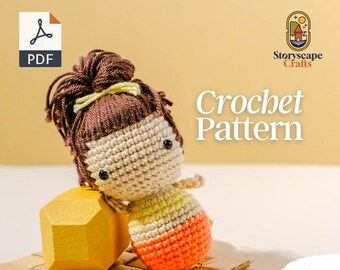 Modèle de poupée au crochet Ah Girl. Modèle Amigurumi de la série Citizen. Jouet au crochet inspiré de Singapour, modèle PDF, anglais