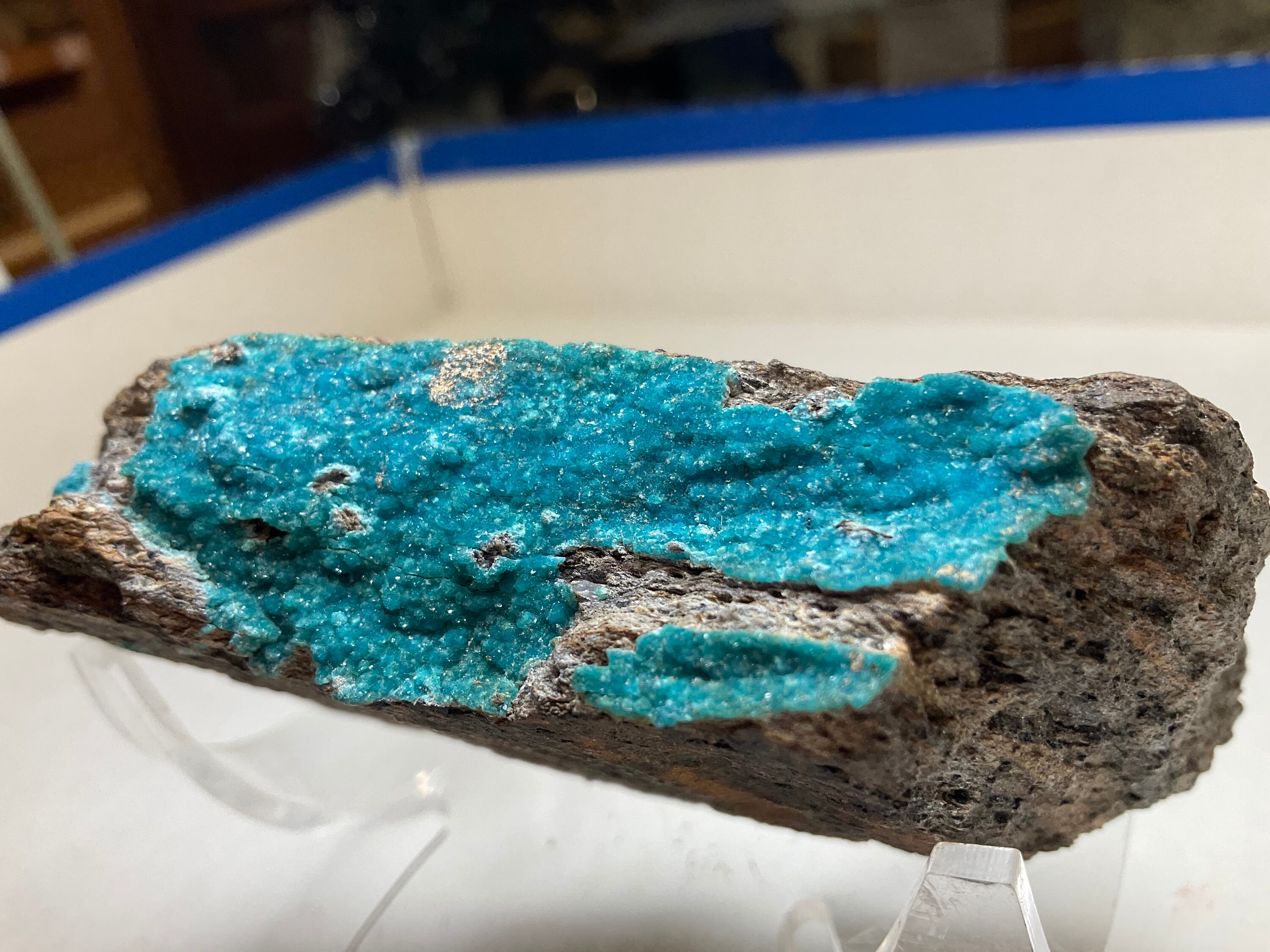 Rare Turquoise Crystals , Mine, Lynch Station, Campbell County
