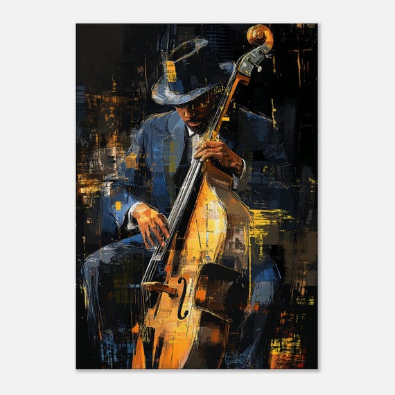 Musical Wall Art-jazz Wall Art-music Wall Decor-musician Art Print