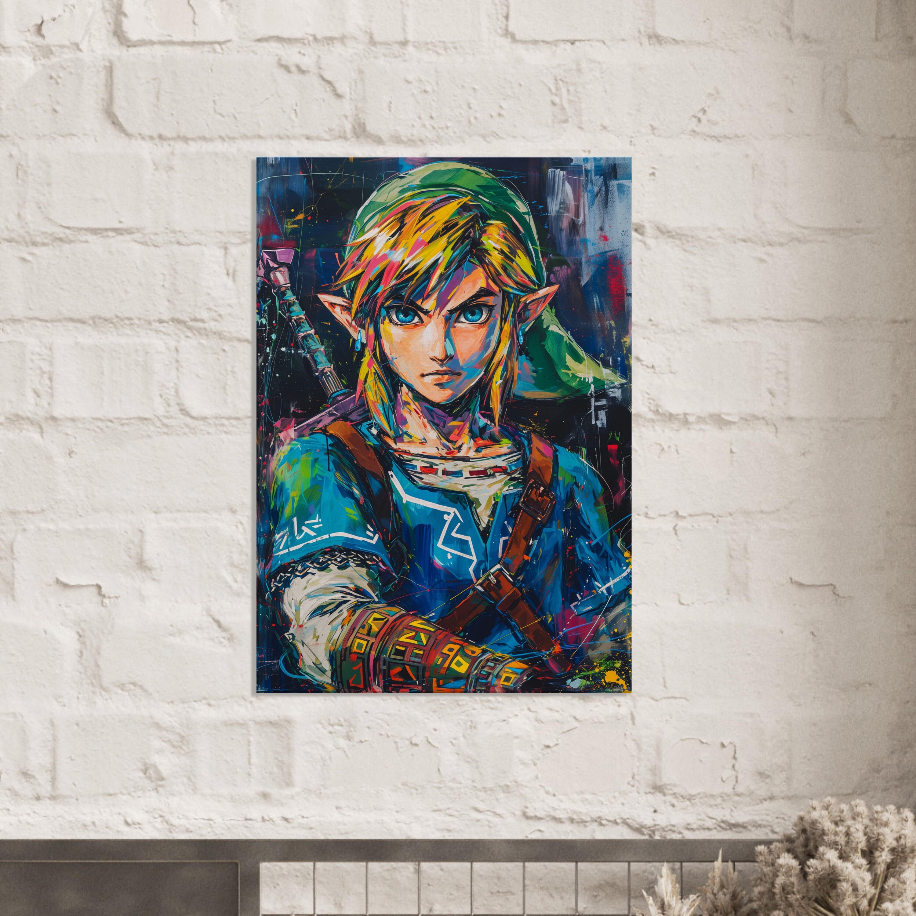 Zelda Canvas, the Legend of Zelda Wall Decoration, Tears of
