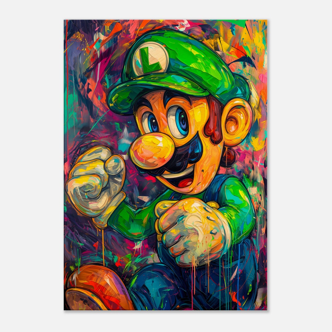 Super Hero Printed on Canvas, Pop Art Wall Art Print, Canvas Pictures ...