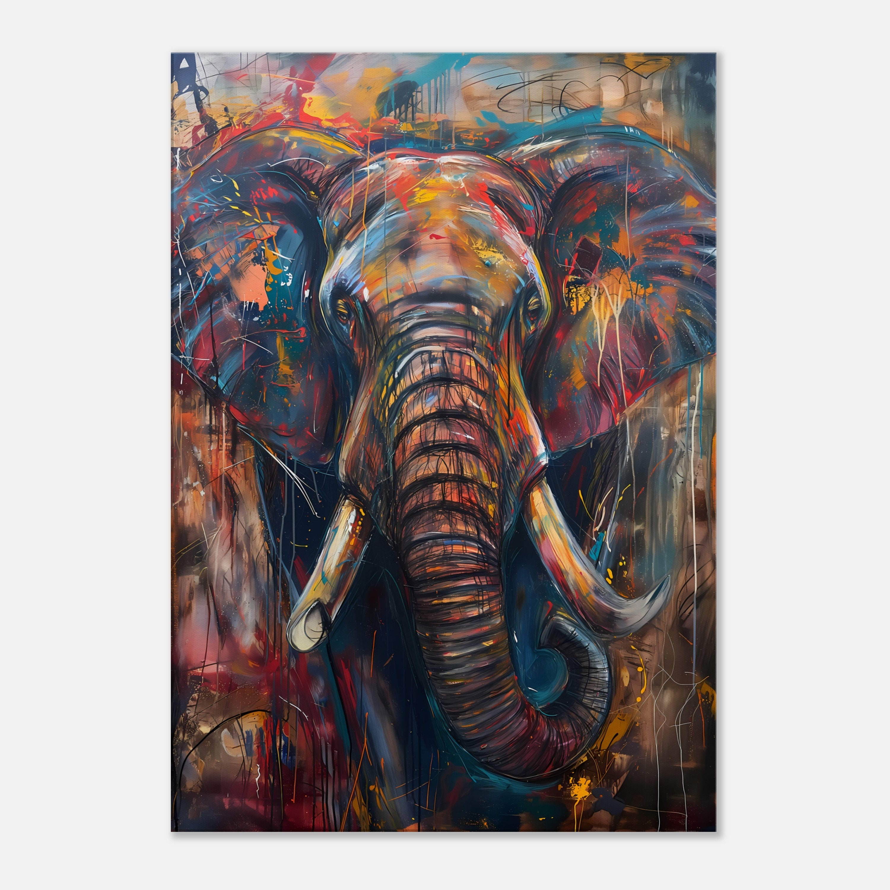 Leinwandbild elefant