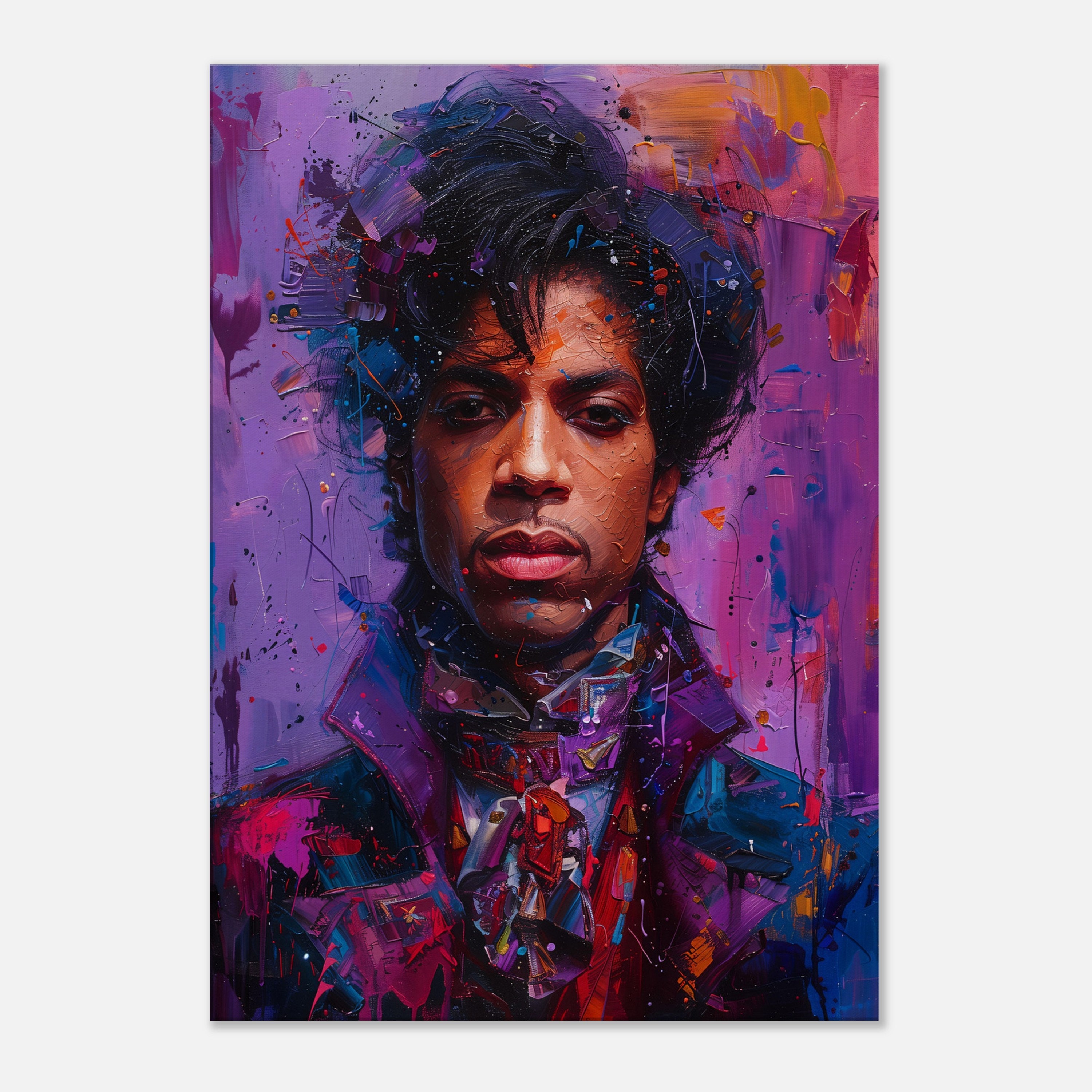 Cantante famoso impreso en lienzo, arte de pared de Prince, decoración de  pared de arte pop, decoración de arte de pared moderno, decoración de pared  con imagen xxl para sala de estar -, image size:3000x3000