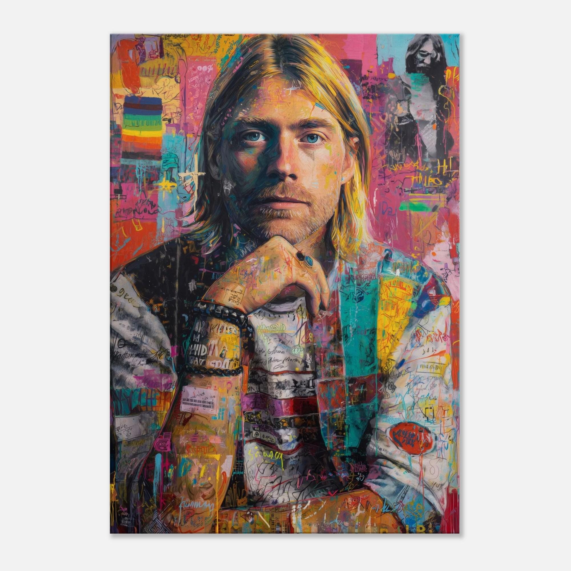 Kurt cobain painting - Etsy 日本