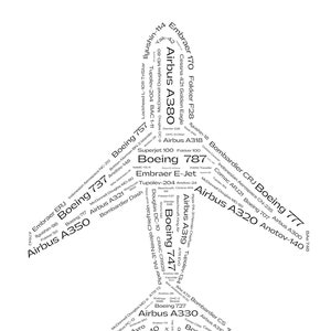 Varje flygplan i himlen konstaffisch: Planobservatörer gåva (digital nedladdning)