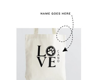 Custom Pet Tote Bag - Custom Dog Tote Bag - Tote Bag for Dog - Tote Bag for Cat - Personalized Dog Tote - Custom Dog Lover Gift
