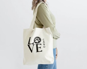 Custom Pet Tote Bag - Custom Dog Tote Bag - Tote Bag for Dog - Tote Bag for Cat - Personalized Dog Tote - Custom Dog Lover Gift