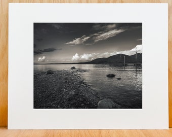 Hudson River Black and White sample print/ Cornwall, NY Wall Art