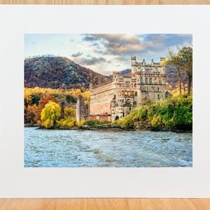 Bannerman&#39;s Castle Photography Print/ West Point NY Wall Art/Fall in NY