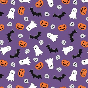 Halloween Bundle in Png, Paper Decorations, Halloween Print Designs ...