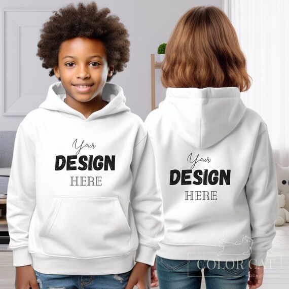Kids hoodie mockup deals