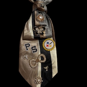 NFL Junk Tie - Pittsburgh Steelers Upcycled Tie