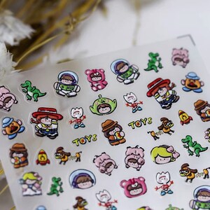 Toy Story Cartoon Tomoni Nagelaufkleber, Nagelaufkleber, DIY Basteln wasserfest