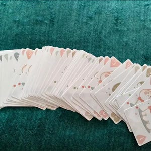 Set regalo di biglietti d'auguri con amore e miagolio nello spazio profondo