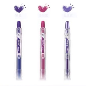 Bolígrafo de gel Pilot Juice morado, juego de 3, juego de 5,0,5 mm