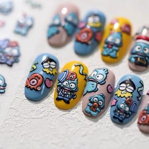 Hangyodon Cartoon nagelstickers, nagelsticker, doe-het-zelf waterdicht